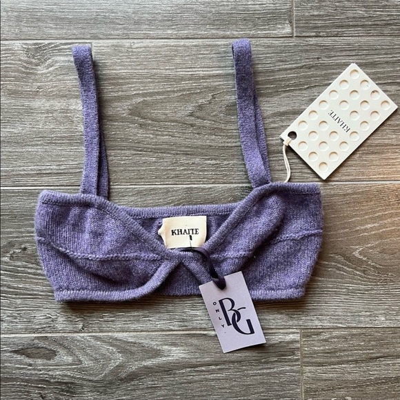 KHAITE Other - Khaite Eda knitted cashmere bralette